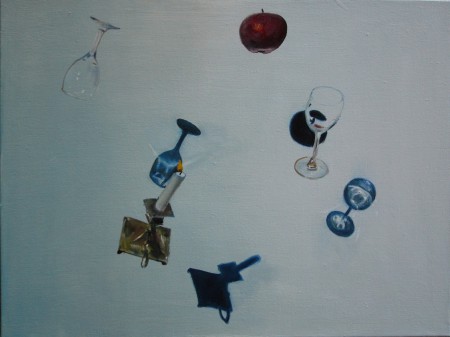 Lebegő tárgyak 60x80cm